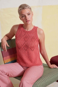 284-60 Modèle Nane Haut en Lang Yarns Oceania