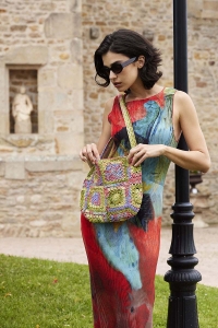 285-13 Modèle Scavenger Hunt Sac au crochet en Wool Addicts by Lang Yarns Artsy