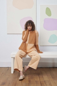 288-09 Modèle Gemma Pullover raglan en Lang Yarns Mohair Luxe