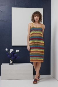 288-31 Modèle Pippa Robe au crochet en Lang Yarns Baby Cotton