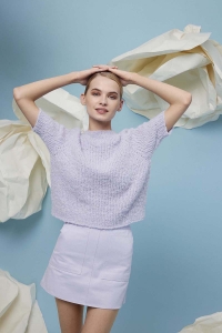 288-53 Modèle Trudy Pullover en Lang Yarns Piuma