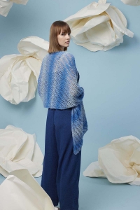 288-55 Modèle Janina Étole en Lang Yarns Linello