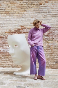 289-26 Modèle Gallery Visit Pull en Wool Addicts by Lang Yarns Glow