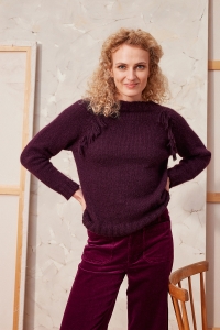 290-012 Modèle Kelis Pull en Lang Yarns Malou Light