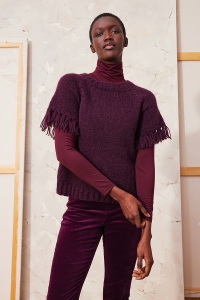 290-013 Modèle Rhianon Débardeur en Lang Yarns Malou Light