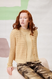 290-023 Modèle Anuk Veste en Lang Yarns Classic Silk