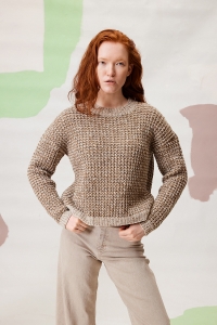 290-041 Modèle Oriana Pull en Lang Yarns Donegal Tweed+