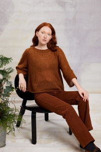 290-055 Modèle Tansy Pull en Lang Yarns Lace