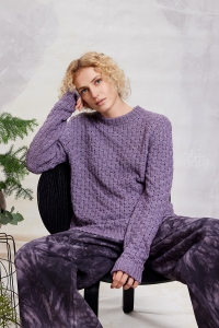 290-057 Modèle Halina Pull en Lang Yarns Vaya