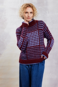 290-067 Modèle France Pull en Lang Yarns Carpe Diem