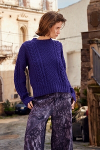 291-10 Modèle Crossing Pull en Wool Addicts by Lang Yarns Spirit