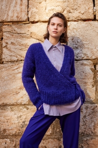 291-13 Modèle Local Favorite Veste croisée en Wool Addicts by Lang Yarns Desire