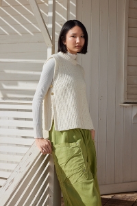 291-20 Modèle Soft Glow Gilet en Wool Addicts by Lang Yarns Spirit