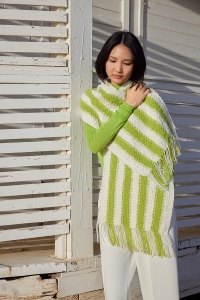 291-27 Modèle Soft Light Écharpe en Wool Addicts by Lang Yarns Spirit