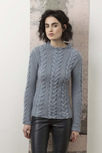 990-21 Modèle  Pull en Lang Yarns Cashmere Classic