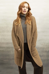 990-281 Modèle  Gilet en Lang Yarns  Baby Alpaca