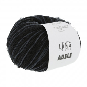 Lang Yarns Adele - Pelote de 50 gr - Coloris 0004 Noir