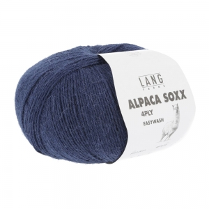 Lang Yarns Alpaca Soxx 4 Fils - Pelote de 100 gr - Coloris 0025 Navy