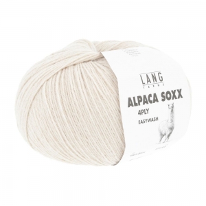 Lang Yarns Alpaca Soxx 4 Fils - Pelote de 100 gr - Coloris 0026 Sable Mélangé