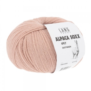 Lang Yarns Alpaca Soxx 4 Fils - Pelote de 100 gr - Coloris 0028 Saumon