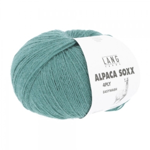 Lang Yarns Alpaca Soxx 4 Fils - Pelote de 100 gr - Coloris 0074 Atlantique