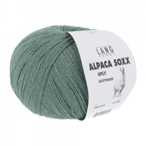 Lang Yarns Alpaca Soxx 4 Fils - Pelote de 100 gr - Coloris 0093 Lierre