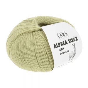 Lang Yarns Alpaca Soxx 4-ply - Pelote de 100 gr - Coloris 0197 Olive Clair