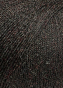 Lang Yarns Alpaca Soxx 4 fils - Pelote de 100 gr - Coloris 0068 Marron Foncé Mélangé