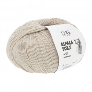 Lang Yarns Alpaca Soxx 6 Fils - Pelote de 150 gr - Coloris 0026 Sable Mélangé