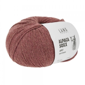 Lang Yarns Alpaca Soxx 6 Fils - Pelote de 150 gr - Coloris 0060 Rouge