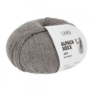 Lang Yarns Alpaca Soxx 6 Fils - Pelote de 150 gr - Coloris 0096 Marron Clair Mélangé