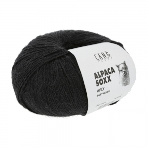 Lang Yarns Alpaca Soxx 6 Fils-6 Ply - Pelote de 150 gr - Coloris 0004 Noir