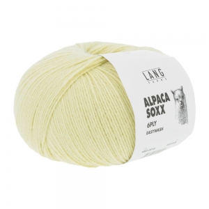 Lang Yarns Alpaca Soxx 6 Fils-6 Ply - Pelote de 150 gr - Coloris 0016 Vert Citron