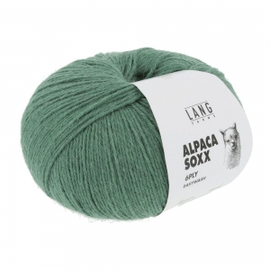 Lang Yarns Alpaca Soxx 6 Fils-6 Ply - Pelote de 150 gr - Coloris 0079 Lierre Mélange