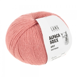 Lang Yarns Alpaca Soxx 6-ply - Pelote de 150 gr - Coloris 0028 Saumon