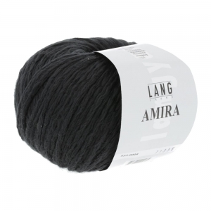 Lang Yarns Amira - Pelote de 50 gr - Coloris 0004 Noir