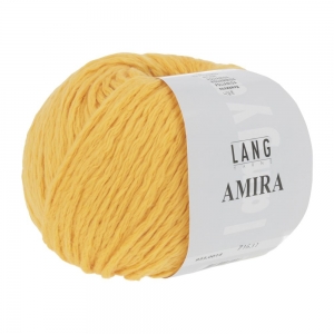 Lang Yarns Amira - Pelote de 50 gr - Coloris 0014 Jaune Soleil