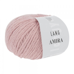 Lang Yarns Amira - Pelote de 50 gr - Coloris 0019 Rose Foncé