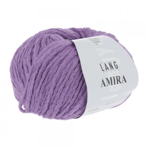 Lang Yarns Amira - Pelote de 50 gr - Coloris 0046 Lilas