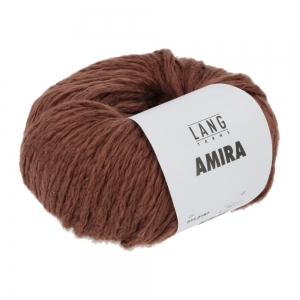 Lang Yarns Amira - Pelote de 50 gr - Coloris 0187 Marron