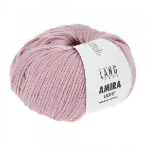Lang Yarns Amira Light - Pelote de 50 gr - Coloris 0019 Rose