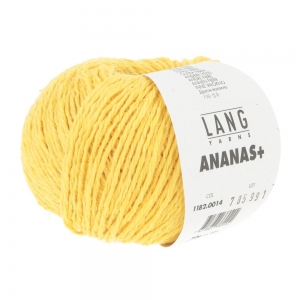 Lang Yarns Ananas+ - Pelote de 50 gr - Coloris 0014 Jaune
