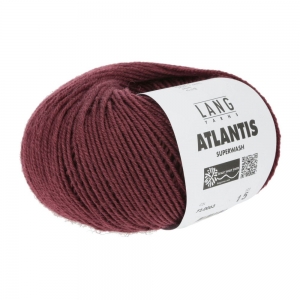 Lang Yarns Atlantis - Pelote de 50 gr - Coloris 0063 Rouge Foncé