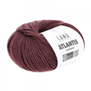 Lang Yarns Atlantis - Pelote de 50 gr - Coloris 0161 Rouge Foncé
