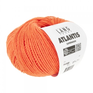 Lang Yarns Atlantis - Pelote de 50 gr - Coloris 0259 Orange Neon