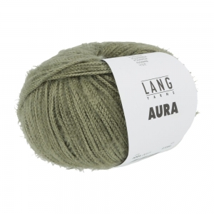 Lang Yarns Aura - Pelote de 50 gr - Coloris 0017 Vert Foncé