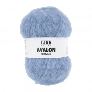 Lang Yarns Avalon - Pelote de 50 gr - Coloris 0020 Bleu Bébé