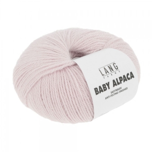 Lang Yarns Baby Alpaca - Pelote de 50 gr - Coloris 0009 Rose