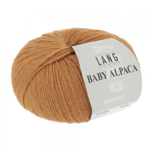 Lang Yarns Baby Alpaca - Pelote de 50 gr - Coloris 0015 Ocre