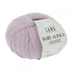 Lang Yarns Baby Alpaca - Pelote de 50 gr - Coloris 0019 Rose Foncé